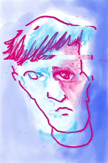 Drawing a vaporwave portrait #digitalart #procreateart #artistsoftiktok #digitaldrawing #vaporwave @Procreate