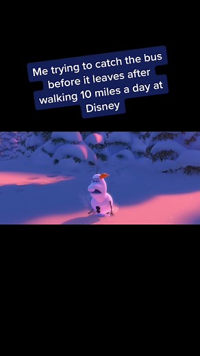 Disney is my exercise. #disneyworld #distok #frozen #olaf