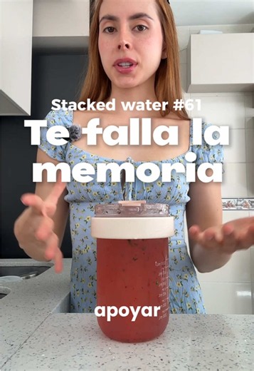 STACKED WATER 61: bebida con creatina y colágeno para la memoria