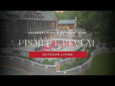 Outdoor Living Transformation in Merrimack, NH | Multi-Level Patio, Firepit & Outdoor Kitchen
