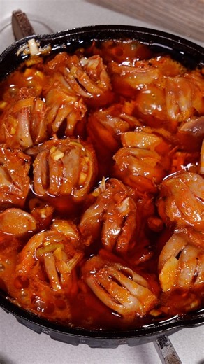 Chicken gizzard ajillo #food | kenty_cook