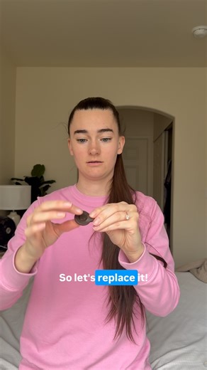 I always check the coil first whenever my cochlear implant is having some issues. Sure enough it was starting to bulge at the bottom and I’m grateful I had a new coil to replace it right away! #deaf #deafmom #deafbaby #cochlearimplant #n7 | Emilee Segura