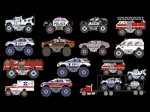 Monster Emergency Vehicles - ‪@TheKidsPictureShow‬