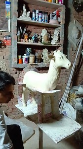 1.3K reactions · 60 shares | Deer clay statue pop mold create Manoj Kumar artist 9045473304 modinagar #fiberglassstatue #popmolding #canwaaspainting #statuepainting #claystatue #clayartist #sculptre # | Manoj Kumar | Facebook
