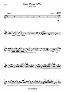 River Flows in You (Easy Level) (Yiruma) - Flute Sheet Music
