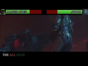 Master Chief vs Atriox with Healthbars: Halo Infinite