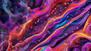 A longitudinal section of a muscle fiber revealing the arrangement of actin and myosin filaments in a sliding motion during muscle contraction.