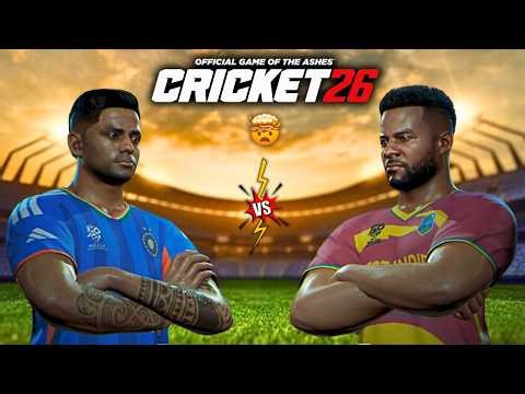 India vs West Indies - Cricket 26 #shorts #shortsfeed