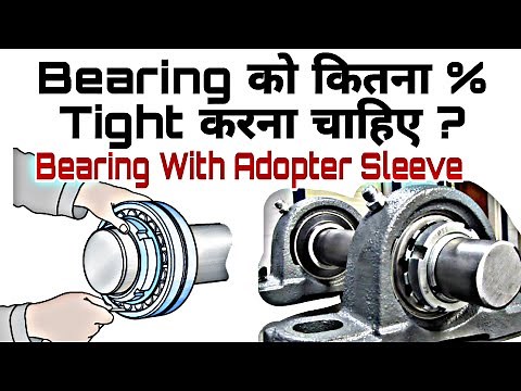 Bearing with Adapter Sleeve: Correct Fitting Method Explained