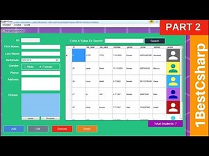 VB.NET - Student Information System Project In VB.Net And MySQL Database [With Source Code] Part 2