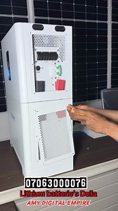 Haisic Lithium battery 8 kilowatts with 4.2kva inverter PRICE:- 1,350,000 LOCATION:-CIVIC CENTRE ULTRA MODERN MARKET KANO #solarenergy #solar #solarpower #hausaboy | Hausaboy