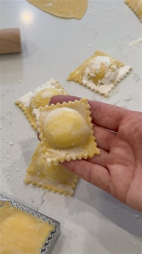 How to Make Ravioli at Home (Easy Method) #shorts