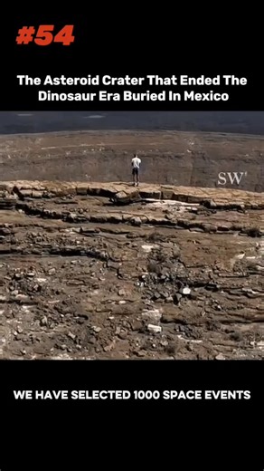 spaceverse on Instagram: "The Chicxulub crater was formed 66 million years ago when a massive asteroid struck Earth. The impact triggered global fires, tsunamis, and a dust-filled sky that blocked sunlight, leading to the extinction of about 75% of life, including the dinosaurs. This event reshaped Earth’s ecosystems and paved the way for mammals—and eventually humans—to rise."