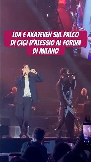 LDA E AKA 7EVEN SUL PALCO DI GIGI D'ALESSIO AL FORUM DI MILANO #lda #aka7even #gigidalessio #perte