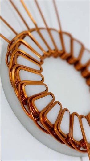 EV Motor Four-coil Winding for Lower Resistance & Fewer Solder Joints.Flat Coil Forming for inventer