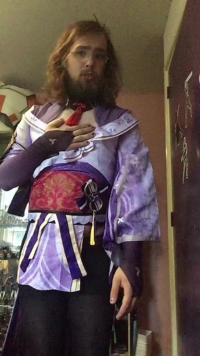 Pardon traveler where is the chocolate #Cosplay #raidenshogun #genshinimpact #genderbend #foryou #fyp #foryoupage