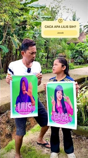 Bulan suka CACA, tapi itukan LILIS bukan CACA? #ytshorts
