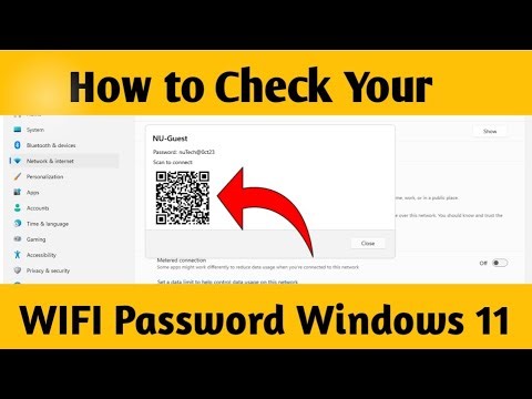 How to find Your WiFi Password in Windows 11