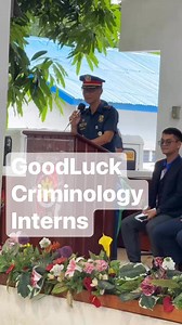 1.3M views · 40K reactions | Good Luck Criminology Inters from Emilio Aguinaldo College-Cavite, Philippine College University-Dasmariñas and De La Salle University-Dasmariñas. | Master Sgt Esguerra Vlog | Facebook
