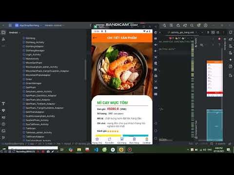 (ANDROID JAVA + SQLITE + BÁO CÁO WORD) App đặt đồ ăn nhanh android có quản trị và người dùng,