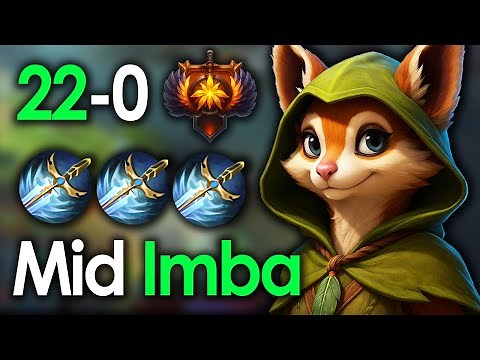 NEW MID IMBA? Immortal Hoodwink Ends Game with 22-0 – Dota 2 7.39c Build Guide