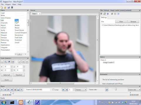 CCTV Optical Image Enhancer - Clean up distorted fuzzy CCTV video, by Amped Software