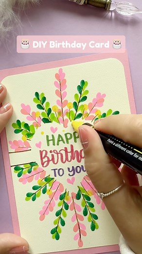 1M views · 570 reactions | DIY Happy Birthday Card  . . . . FREE...