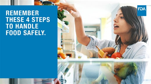 It’s National Food Safety Education Month! Remember these 4 steps to handle food safely. 1️. Wash 2. Separate 3. Cook 4. Chill Check out more safety tips to keep you and your family safe: bit.ly/3qX3HNm. | Alabama Public Health