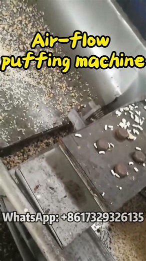 How an Air Flow Puffing Machine Works – Full Demo & Guide #foodprocessing #foodmachine