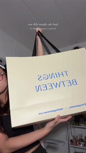 Exciting Sample Sale Haul from Things Between