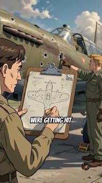 Why WWII Engineers Put Armor Where There Were NO Bullet Holes 🤯 #shorts #history