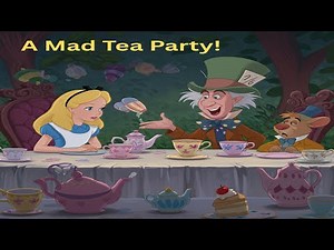 Alice adventure in Wonderland Chapter 7 | A Mad Tea-Party – The Craziest Tea Time Ever!🫖🎩