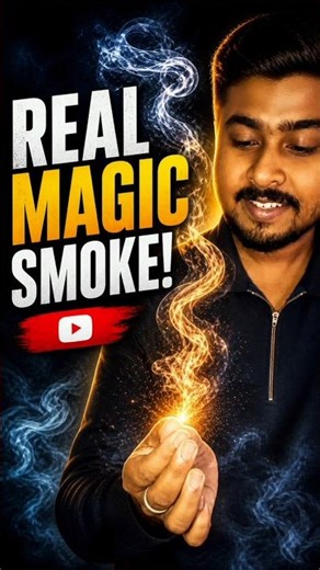Real Smoke Magic Bengali 🪄 😱💨science Magic #shorts #youtube #experiment