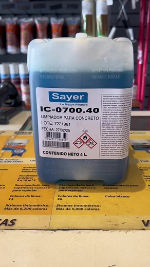 Limpiador Para Concreto de Sayer: Eficaz y Práctico