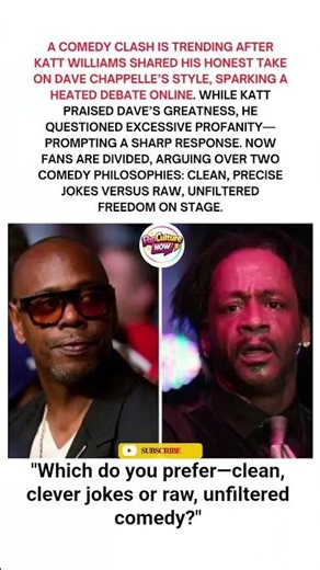 Katt Williams vs Dave Chappelle Comedy Debate Explodes Online #shorts #celebritynews