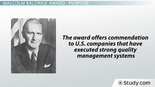 Malcolm Baldrige National Quality Award | Definition & Criteria