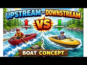 Upstream and Downstream Explained | Speed of Stream Tricks & Formulas | Math Concept