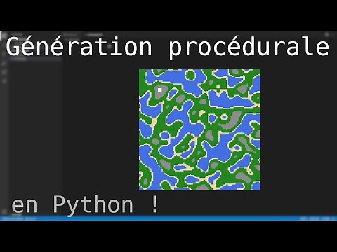 Génération aléatoire de terrain (procédural) | Python | TUTO FR