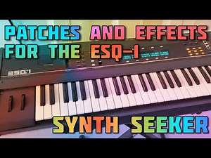 How I'm using the Ensoniq ESQ-1