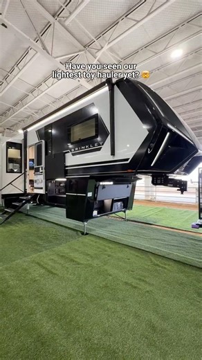 Meet the new Model Gx 3500. 🔥 Booth 920A. Tampa SuperShow. 🙌 👀 #BrinkleyRV #toyhauler #rvlife