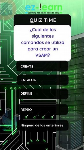 ¡Crea tu VSAM: El Comando Clave en IDCAMS! 🛠️💾#mainframeserver #mainframetraining #mainframe