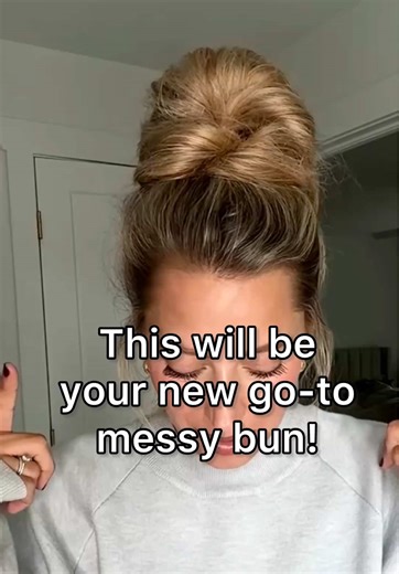 Easy Messy Bun Tutorial for Medium and Long Hair