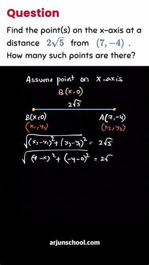 Class 10 Maths Ex 7.3 Q2 (Coordinate Geometry) NCERT Exemplar #ncertexemplar #ncert #class10thmaths