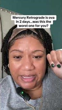 It’s almost over y’all. How did it affect you? #mercuryretrograde