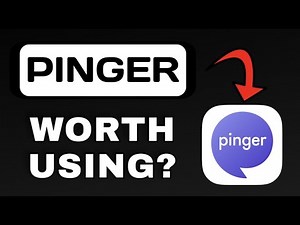 PINGER APP REVIEW - WORTH DOWNLOADING? (EXPLAINED)