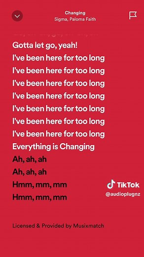 Changing by Sigma & Paloma Faith - Audio Experience