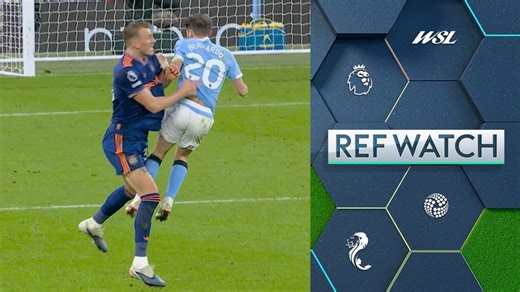Ref Watch: Bernardo Silva lucky to escape red card for Man City against Newcastle after 'reckless' challenge on Dan Burn
