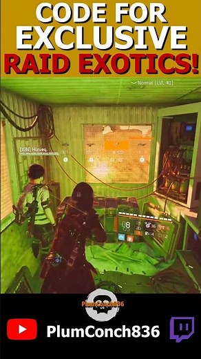 NEW CHEAT CODE to get EXCLUSIVE RAID EXOTICS😮 Division 2 #division2 #pve