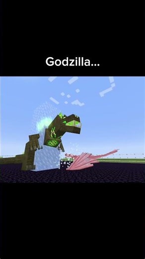 Minecraft Monster Battle 😈 | Ice Dragon vs Godzilla #minecraft #shorts