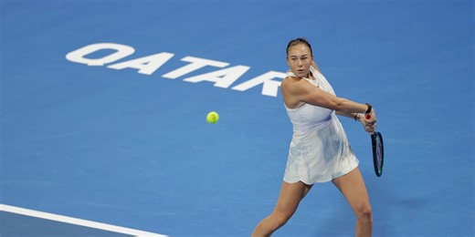 Anisimova tops Ostapenko in Doha to win first career WTA 1000 title